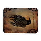 Clockwork Raven Magnet (Horizontal)
