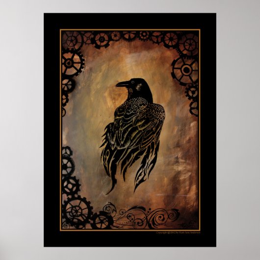 Clockwork Raven Poster (Vorne)