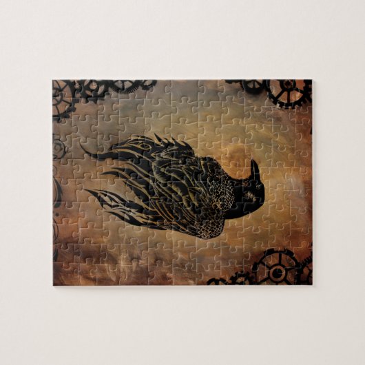 Clockwork Raven Puzzle (Horizontal)