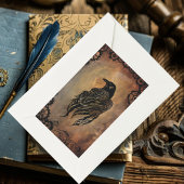 Clockwork Raven Rechteckiger Aufkleber