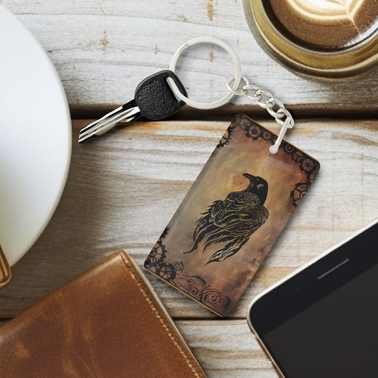 Clockwork Raven Schlüsselanhänger