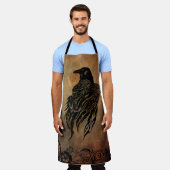 Clockwork Raven Schürze (Getragen)