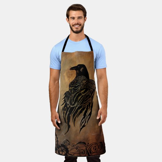 Clockwork Raven Schürze (Getragen)