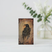Clockwork Raven Visitenkarte (Stehend Vorderseite)