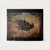 Clockwork Raven Wandteppich (Vorderseite (Horizontal))
