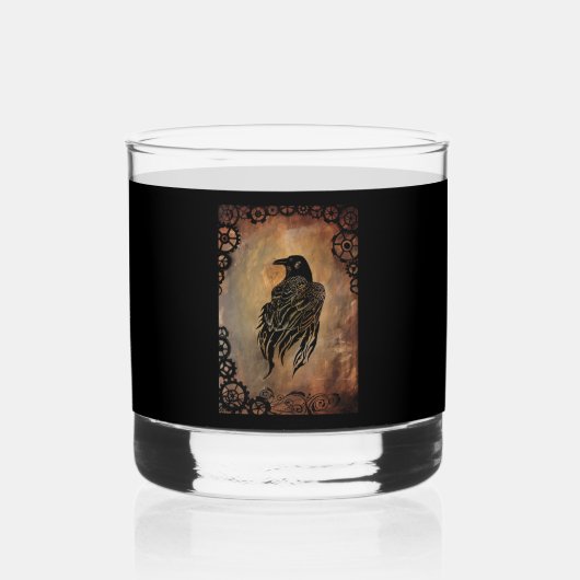 Clockwork Raven Whiskyglas (Vorderseite)