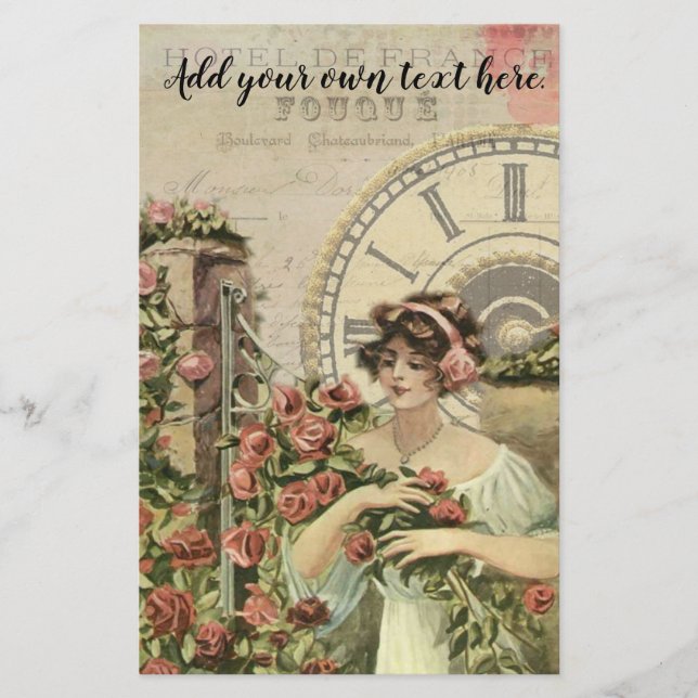 Clockwork Rosen Garden Journal Scrapbook (Vorderseite)
