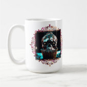 Clockwork Skull Cupcake Kaffeetasse (Links)