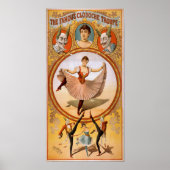 CLODOCHE TROUPE French CircusAct VAUDEVILLE Poster (Vorne)