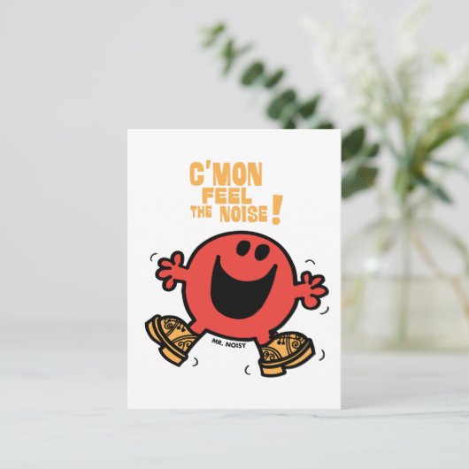 Clog Dancing Mr. Noisy Postkarte (Stehend Vorderseite)