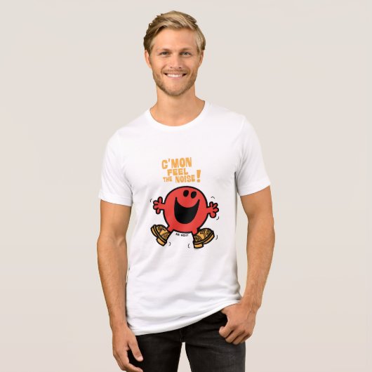 Clog Dancing Mr. Noisy Tri-Blend Shirt (Vorderseite voll)