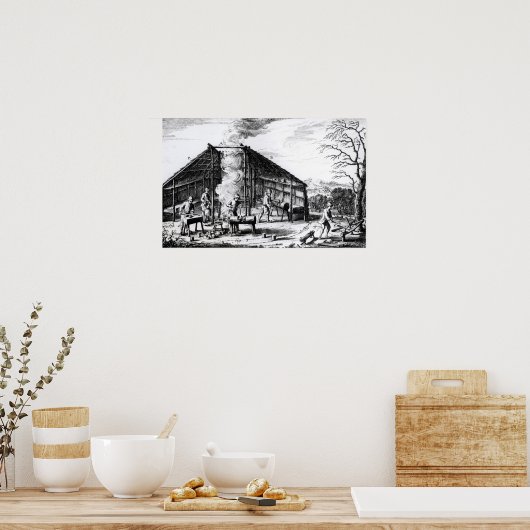 Clog Making Poster (Küche)