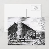 Clog Making Postkarte (Vorne/Hinten)