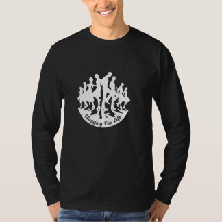 Cloggen für Leben Ein Buck Clogger Flatfoot Sto T-Shirt