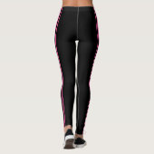 Clogger Pink und Black Clogging Clog Dancers Niedl Leggings (Rückseite)