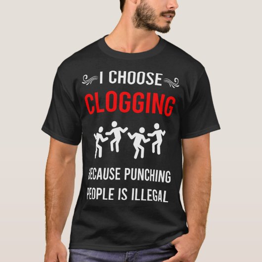 Clogging Clogger Clogger T-Shirt (Vorderseite)
