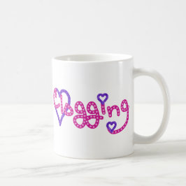 Clogging Liebe Stars Herz rosa Kaffeetasse