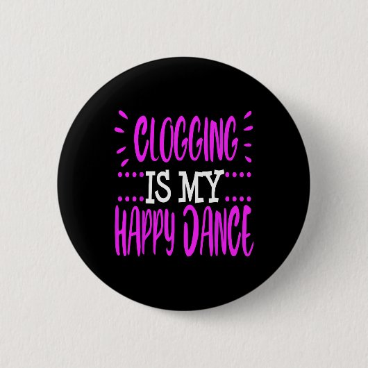 Clogging-T-Shirts Button (Vorderseite)