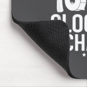 Clogging Undefeated Toilet Champion Mousepad (Ecke)