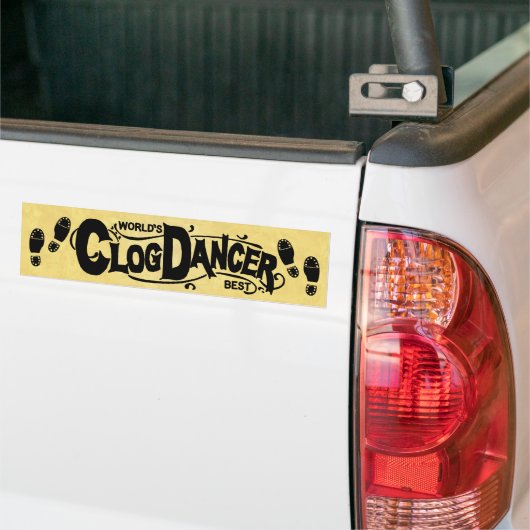 Clogging Vintag Clog Dancer Autoaufkleber (Auf Lkw)