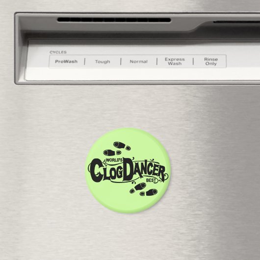Clogging Vintag Clog Dancer Magnet (In Situ (Geschirrspüler))