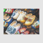 Clogs, Amsterdam, Niederlande - Gewebepapier Seidenpapier (Vorderseite)