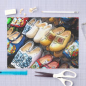 Clogs, Amsterdam, Niederlande - Gewebepapier Seidenpapier (Handwerk)