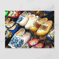 Clogs, Amsterdam, Niederlande/Holland - Postcard
