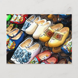 Clogs, Amsterdam, Niederlande/Holland - Postcard Postkarte