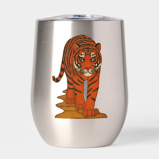 Cloisonne Art Tiger on the Jungle Path (Vorderseite)