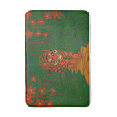 Cloisonne Art Tiger on the Jungle Path Badematte (Vorderseite Vertikal)