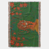 Cloisonne Art Tiger on the Jungle Path Decke (Vorderseite Vertikal)