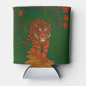 Cloisonne Art Tiger on the Jungle Path Dosenkühler (Vorderseite)