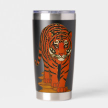 Cloisonne Art Tiger on the Jungle Path