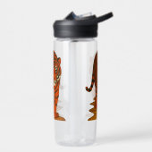 Cloisonne Art Tiger on the Jungle Path Trinkflasche (Links)