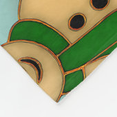 Cloisonne Art Whimsical Forest Classic Christmas  Fleecedecke (Ecke)