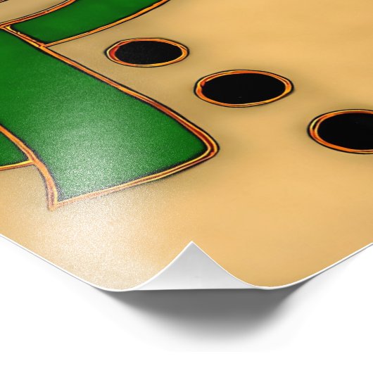 Cloisonne Art Whimsical Forest Classic Christmas  Fotodruck (Ecke)