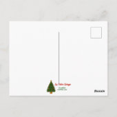 Cloisonne Art Whimsical Forest Classic Christmas Postkarte (Rückseite)