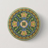 Cloisonne China Patter Asian Oriental Button (Vorderseite)