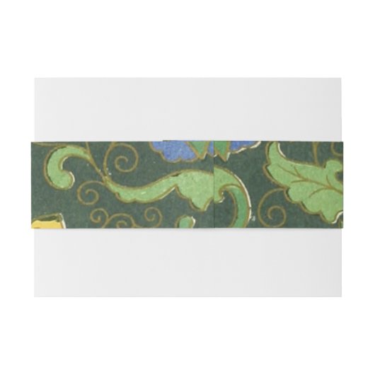 Cloisonne China Patter Asian Oriental Einladungsbanderole (Rückseitenbeispiel)