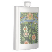Cloisonne China Patter Asian Oriental Flachmann (Rechts)