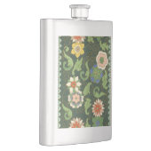 Cloisonne China Patter Asian Oriental Flachmann (Rechts)