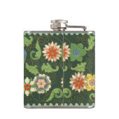 Cloisonne China Patter Asian Oriental Flachmann (Rückseite)