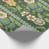Cloisonne China Patter Asian Oriental Geschenkpapier (Ecke)