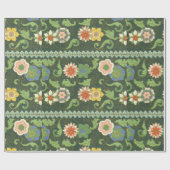 Cloisonne China Patter Asian Oriental Geschenkpapier (Flach)
