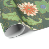 Cloisonne China Patter Asian Oriental Geschenkpapier (Rolleneckpunkt)