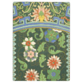 Cloisonne China Patter Asian Oriental Klemmbrett (Rückseite)