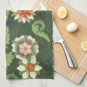 Cloisonne China Patter Asian Oriental Küchentuch (Viertel Falte)