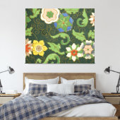 Cloisonne China Patter Asian Oriental Leinwanddruck (Insitu (Schlafzimmer))