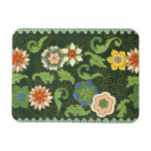 Cloisonne China Patter Asian Oriental Magnet (Horizontal)